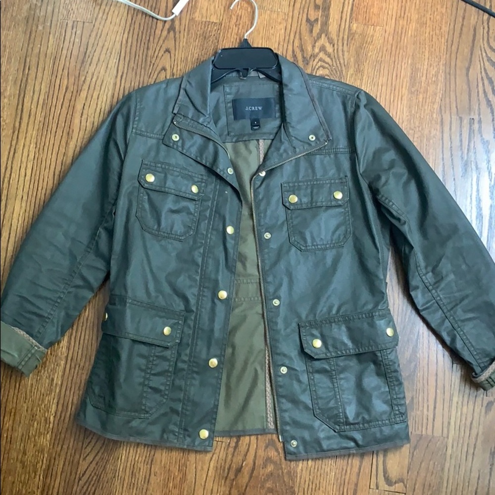Army Green J. Crew jacket